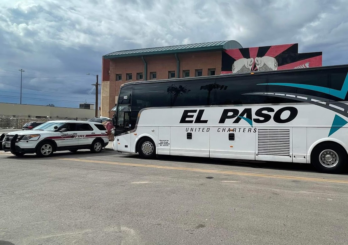 Venezuelan migrants bus